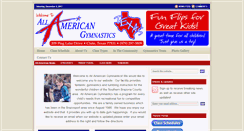 Desktop Screenshot of allamericangymnasticstexas.com